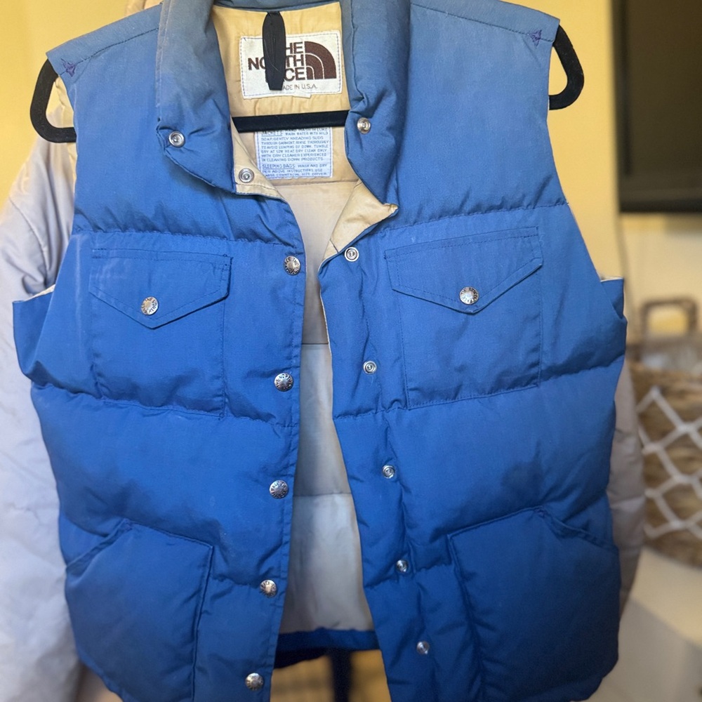 Vintage The North Face Down Vest Made in USA - Picture 10 of 10